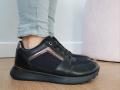 Buty damskie sportowe LAURA 36-41 czarne gruba podeszwa sznurowane