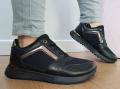 Buty damskie sportowe LAURA 36-41 czarne gruba podeszwa sznurowane