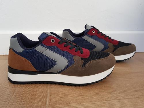 Buty męskie sportowe ŁUKASZ 40-44 kolorowe gruba podeszwa sznurowane