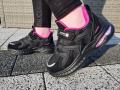 Lekkie buty sportowe dla dziewczynki czarne 26-31 ANNA