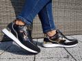 Sportowe buty damskie KAJA 36-41 czarne z dodatkiem złotego