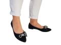 Baleriny-damski-czarne-OLA-z-ktysztalowa-ozdoba