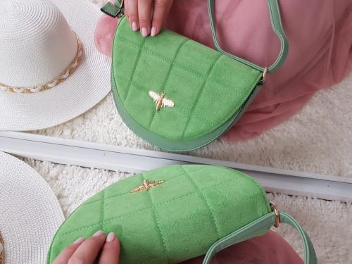 Torebka-damska-polokragla-HANIA-zielona