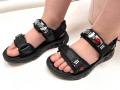 Wygodne-chlopiece-sandalki-czarne-Clibee