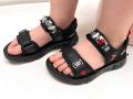 Wygodne-chlopiece-sandalki-czarne-Clibee