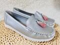 Mokasyny-Damskie-Szare-KARILINA-Dziurkowane