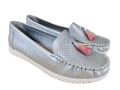 Mokasyny-Damskie-Szare-KARILINA-Dziurkowane
