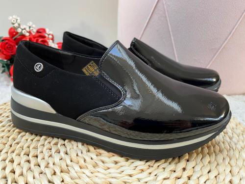 Sportowe-Buty-Damskie-Wciagane-NADIA-Czarne-Eleganckie