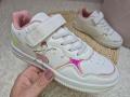 Nowoczesne-Buty-Sportowe-Dla-Dziewczynki-OLIWIA-Biale-Na-Rzep