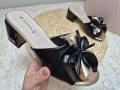 Eleganckie-Klapki-Damskie-NINA-Czarne-Na-Obcasie