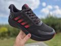 Obuwie-Sportowe-Meskie-4-7-4-9-Czarne-Z-Czerwonymi Paskami-PIOTR