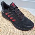 Obuwie-Sportowe-Meskie-4-7-4-9-Czarne-Z-Czerwonymi Paskami-PIOTR