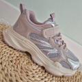 Buty-Sportowe-Dla-Dziewczynki-Sneakersy-SYLWIA-Szare-Clibee