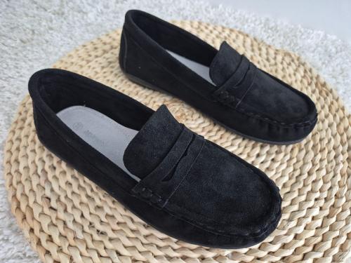 Mokasyny-Dla-Chlopca-Czarne-Eleganckie-Skorzana-Wkladka-LEON