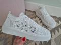 Buty-Sportowe-Damskie-ADA-Trampki-Koronka-Eleganckie-Gruba-Podeszwa