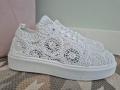 Buty-Sportowe-Damskie-ADA-Trampki-Koronka-Eleganckie-Gruba-Podeszwa