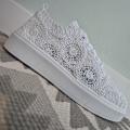 Buty-Sportowe-Damskie-ADA-Trampki-Koronka-Eleganckie-Gruba-Podeszwa
