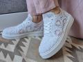 Buty-Sportowe-Damskie-ADA-Trampki-Koronka-Eleganckie-Gruba-Podeszwa
