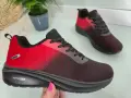 Lekkie-Spotowe-Buty-Męskie-Czarno-Czerwone