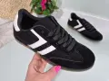 Damskie-Buty-Sportowe-Czarne-Zamszowe