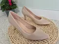 Czolenka-Damskie-Pantofle-Bezowe-Szpilki-Klasyczne