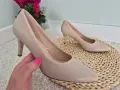 Czolenka-Damskie-Pantofle-Bezowe-Szpilki-Klasyczne
