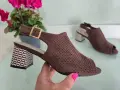 Brazowe-Sandaly-Damskie-Na-Slupku-Modne-Azurowe