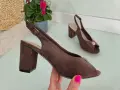 Sandaly-Damskie-Na-Slupku-Brazowe-Eleganckie