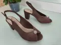 Sandaly-Damskie-Na-Slupku-Brazowe-Eleganckie