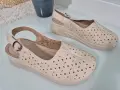 Buty-Dla-Babci-Szerokie-Bezowe-Sandaly-Kryte-Palce