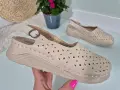 Buty-Dla-Babci-Szerokie-Bezowe-Sandaly-Kryte-Palce