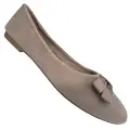 Baleriny-Damskie-Bezowe-Zamszowe-Z-Kokarda-Delikatne