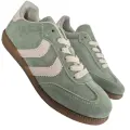 Buty-Sportowe-Damskie-Wygodne-Zielone-Trampki-Zamszowe