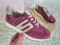 Buty-Sportowe-Damskie-Sneakersy-Zamszowe-Burgund