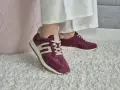Buty-Sportowe-Damskie-Sneakersy-Zamszowe-Burgund