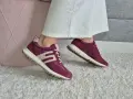 Buty-Sportowe-Damskie-Sneakersy-Zamszowe-Burgund