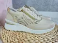 Sneakersy-Na-Koturnie-Skorzane-Bezowe-Buty-Sportowe-Damskie