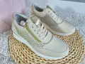 Sneakersy-Na-Koturnie-Skorzane-Bezowe-Buty-Sportowe-Damskie