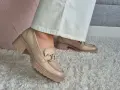 Lekkie-Czolenka-Damskie-Na-Obcasie-Jasno-Bezowe