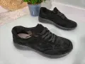 Czarne-Skorzane-Buty-Damskie-Zamszowe-Szyte