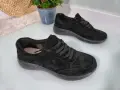 Czarne-Skorzane-Buty-Damskie-Zamszowe-Szyte