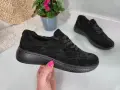 Czarne-Skorzane-Buty-Damskie-Zamszowe-Szyte