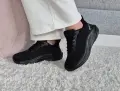 Czarne-Buty-Sportowe-Damskie-Lekkie-Siatka-Unisex