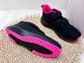 Materialowe-Buty-Sportowe-Dla-Dziewczynki-czarne-Lekkie-Na-Dwa-Rzepy