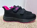 Materialowe-Buty-Sportowe-Dla-Dziewczynki-czarne-Lekkie-Na-Dwa-Rzepy