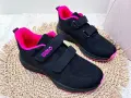 Materialowe-Buty-Sportowe-Dla-Dziewczynki-czarne-Lekkie-Na-Dwa-Rzepy