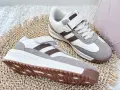 Sportowe-Buty-Dla-Dziewczynki-Sneakersy-Bezowe-Na-Rzep