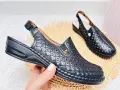 Sandaly-Damskie-Czarne-Na-Gumki-Kryte-Palce-Babciowe