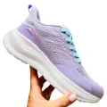 Modne-Buty-Sportowe-Damskie-Lawendowe-Gruba-Podeszwa