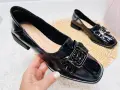 Eleganckie-Polbuty-Damskie-Skorzane-Czarne-Lakierowane
